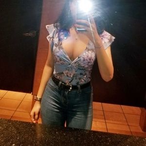 Floral bodysuit